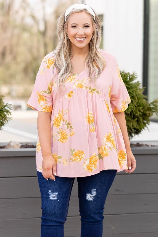 Sweet Comfort Top, Dusty Pink