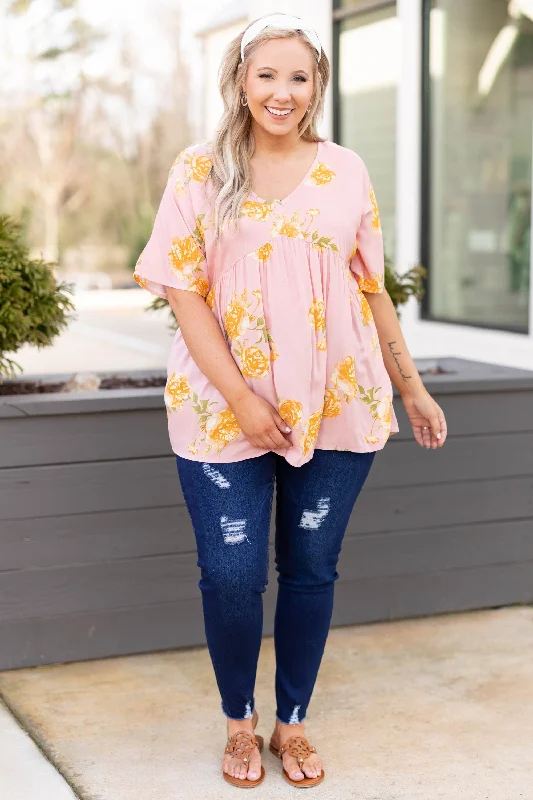 Sweet Comfort Top, Dusty Pink