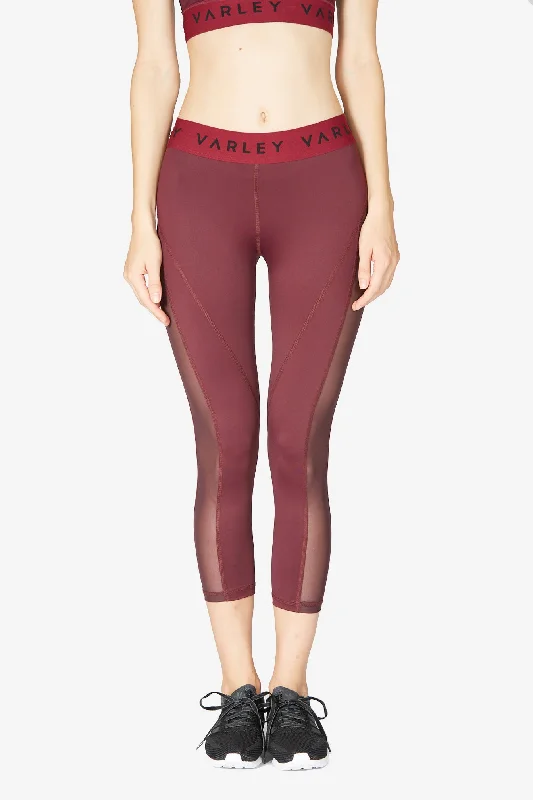 Alden Cropped Tight - Raspberry