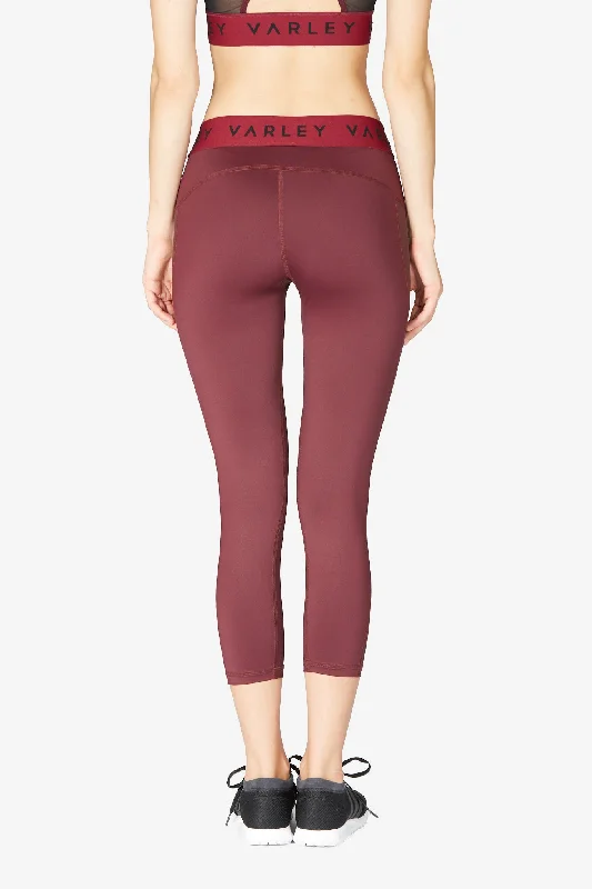 Alden Cropped Tight - Raspberry