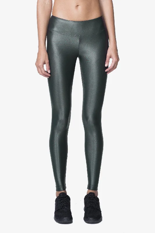 LUSTROUS LEGGING - Gunmetal