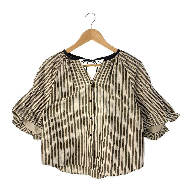 Adam et Rope/SS Blouse/FREE/Multicolor/Stripe/GAH-02210-A