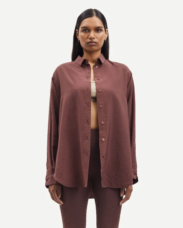 ALFRIDA SHIRT 14639 / BROWN STONE