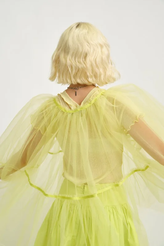 Ariel Dress Yellow Tulle