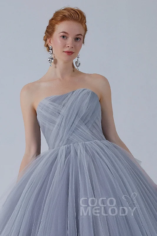 Ball Gown Court Train Tulle Wedding Dress CW2103