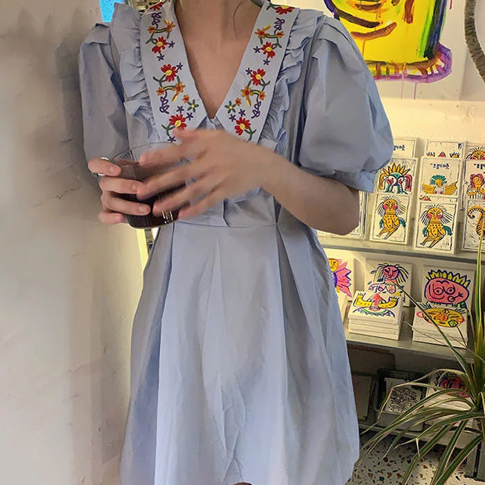 Cottagecore Collar Dress