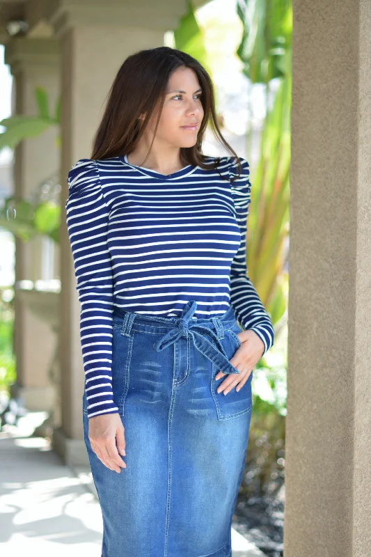 Earlene Denim Skirt