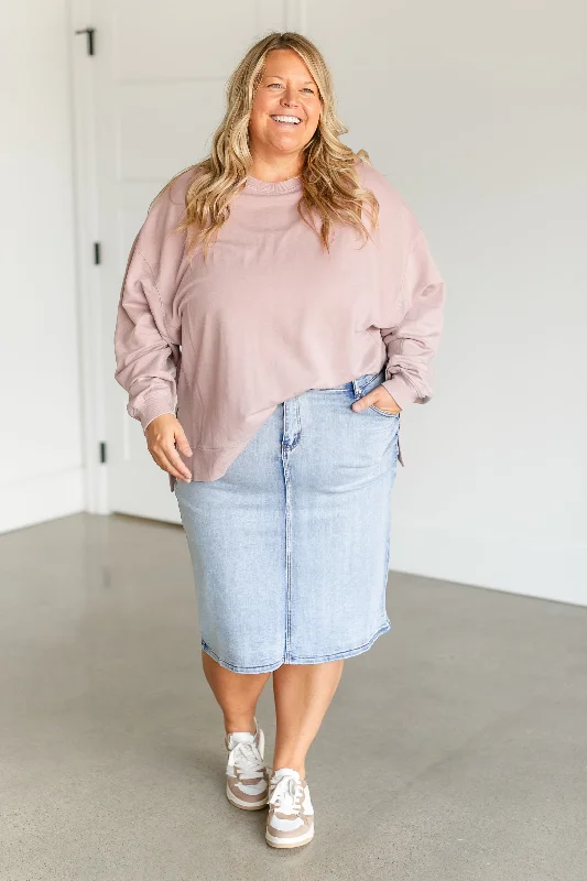 Frankie Five Pocket Denim Midi Skirt - FINAL SALE