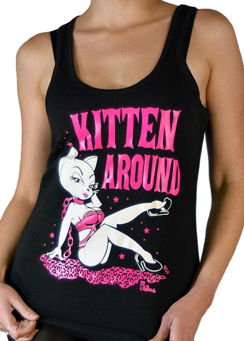 Kitten Around Racerback Tank