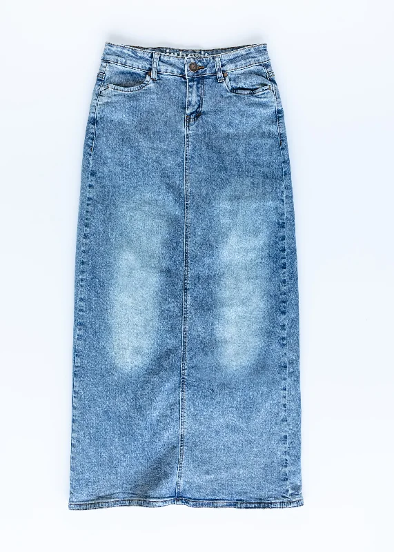 Kyra Long Denim Skirt - FINAL SALE