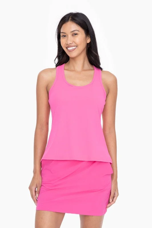 Mono B Hot Pink Racerback Active Tank