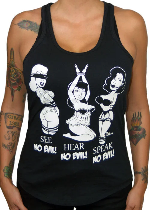 No Evil Racerback Tank Top