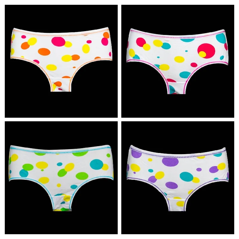 Pack Of 2 Multicolour  Panties For Girls - 6028