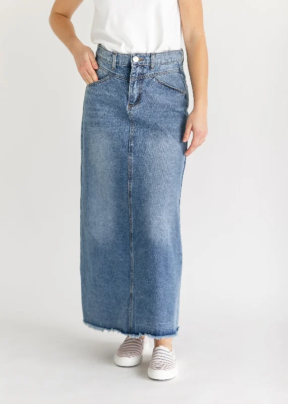 Shenoa Maxi Denim Skirt