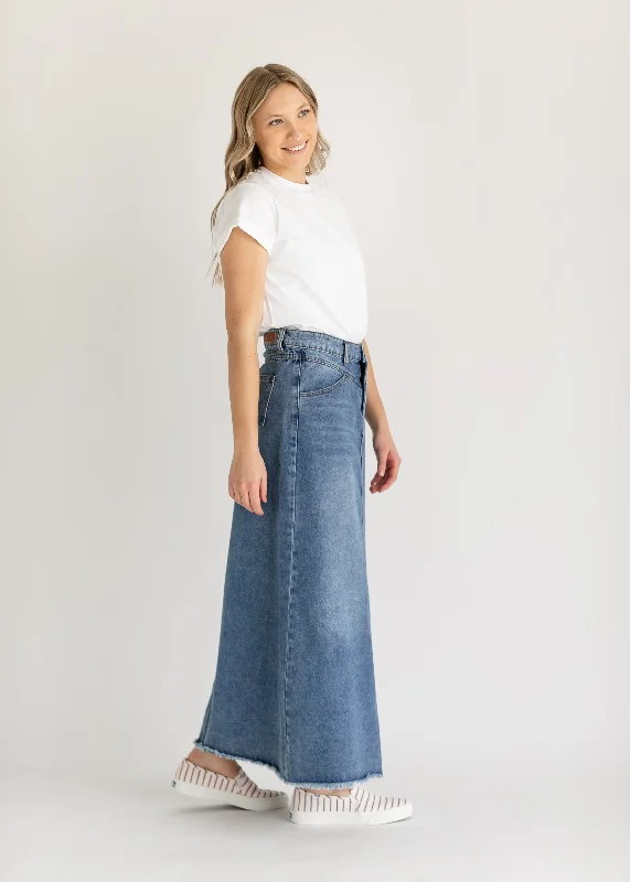 Shenoa Maxi Denim Skirt