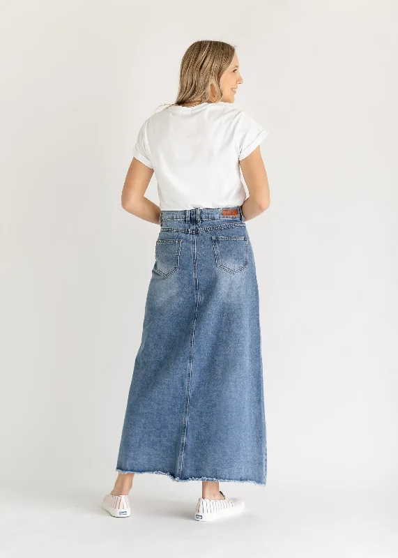 Shenoa Maxi Denim Skirt