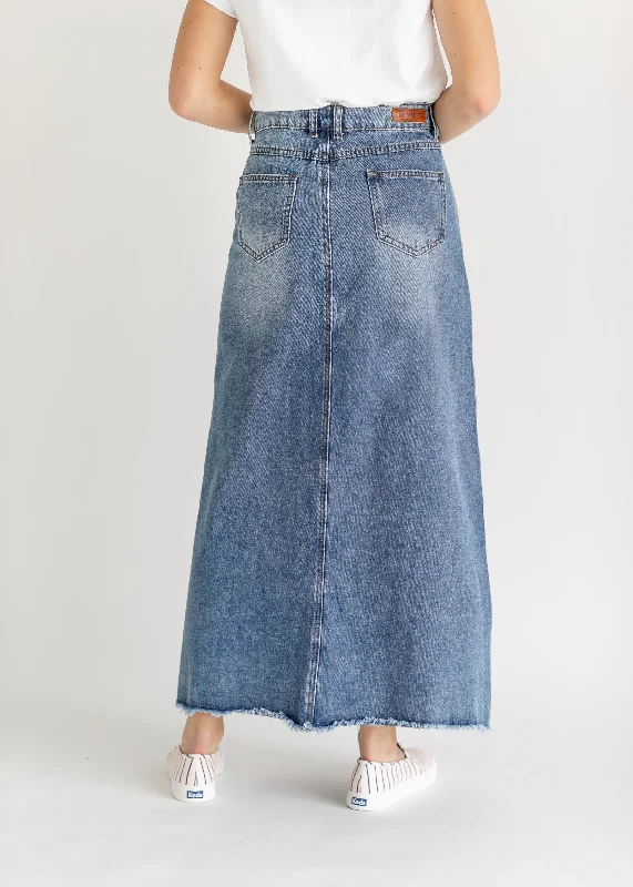 Shenoa Maxi Denim Skirt