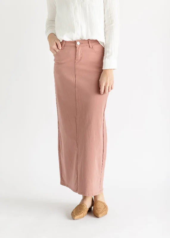 Stella Burlwood Denim Maxi Skirt