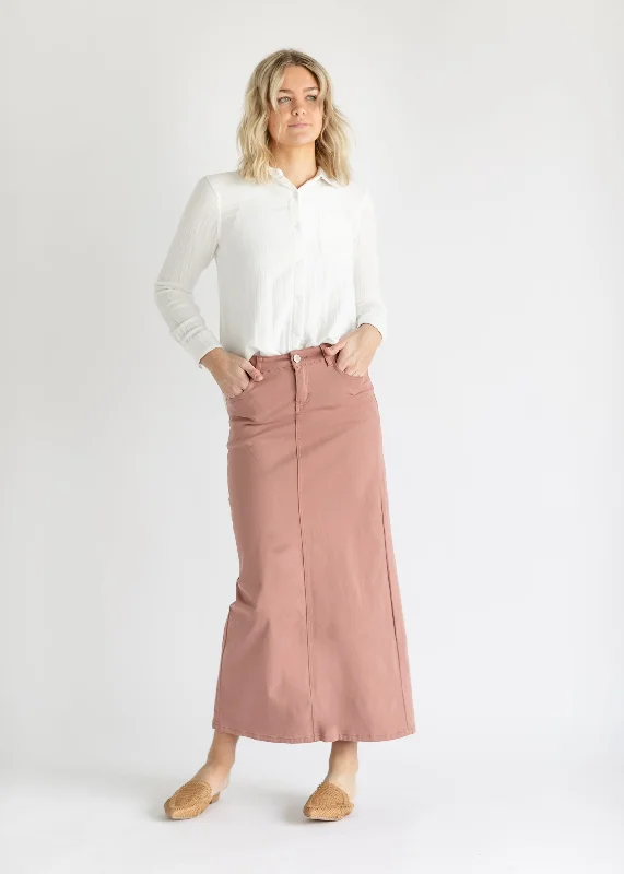 Stella Burlwood Denim Maxi Skirt