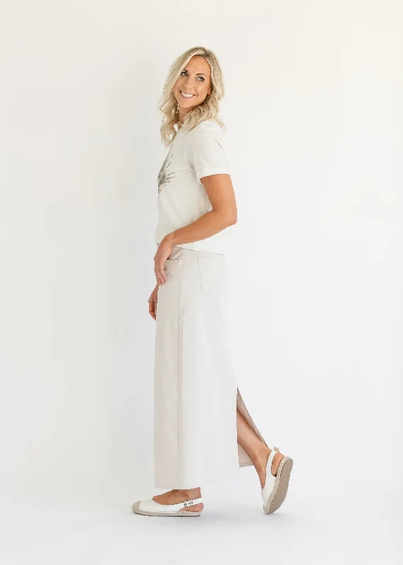 Stella Cloud Denim Maxi Skirt