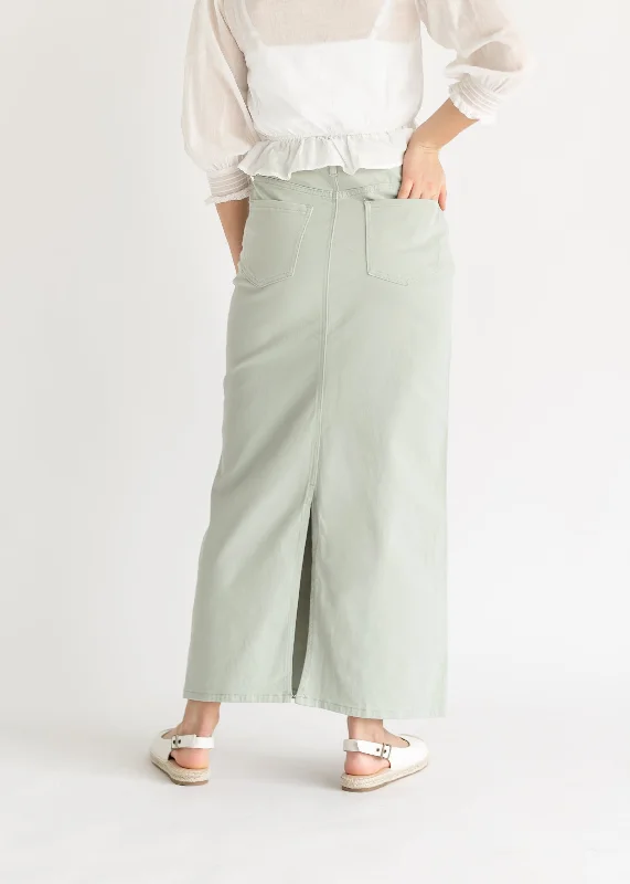 Stella Sage Denim Maxi Skirt