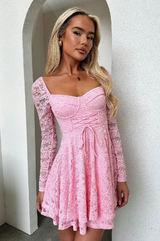 Tate Dress - Baby Pink