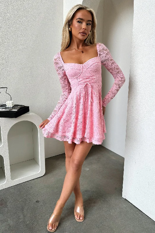 Tate Dress - Baby Pink