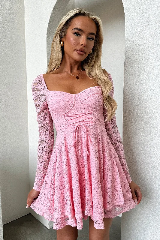 Tate Dress - Baby Pink