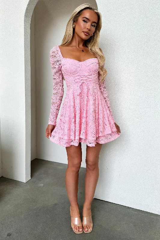 Tate Dress - Baby Pink