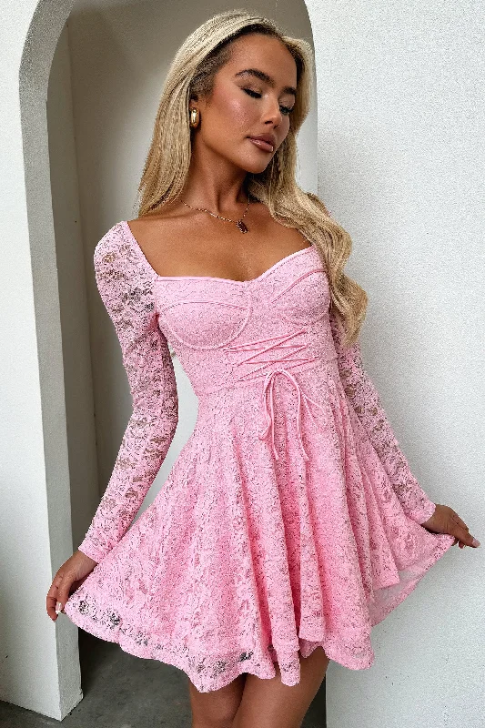 Tate Dress - Baby Pink