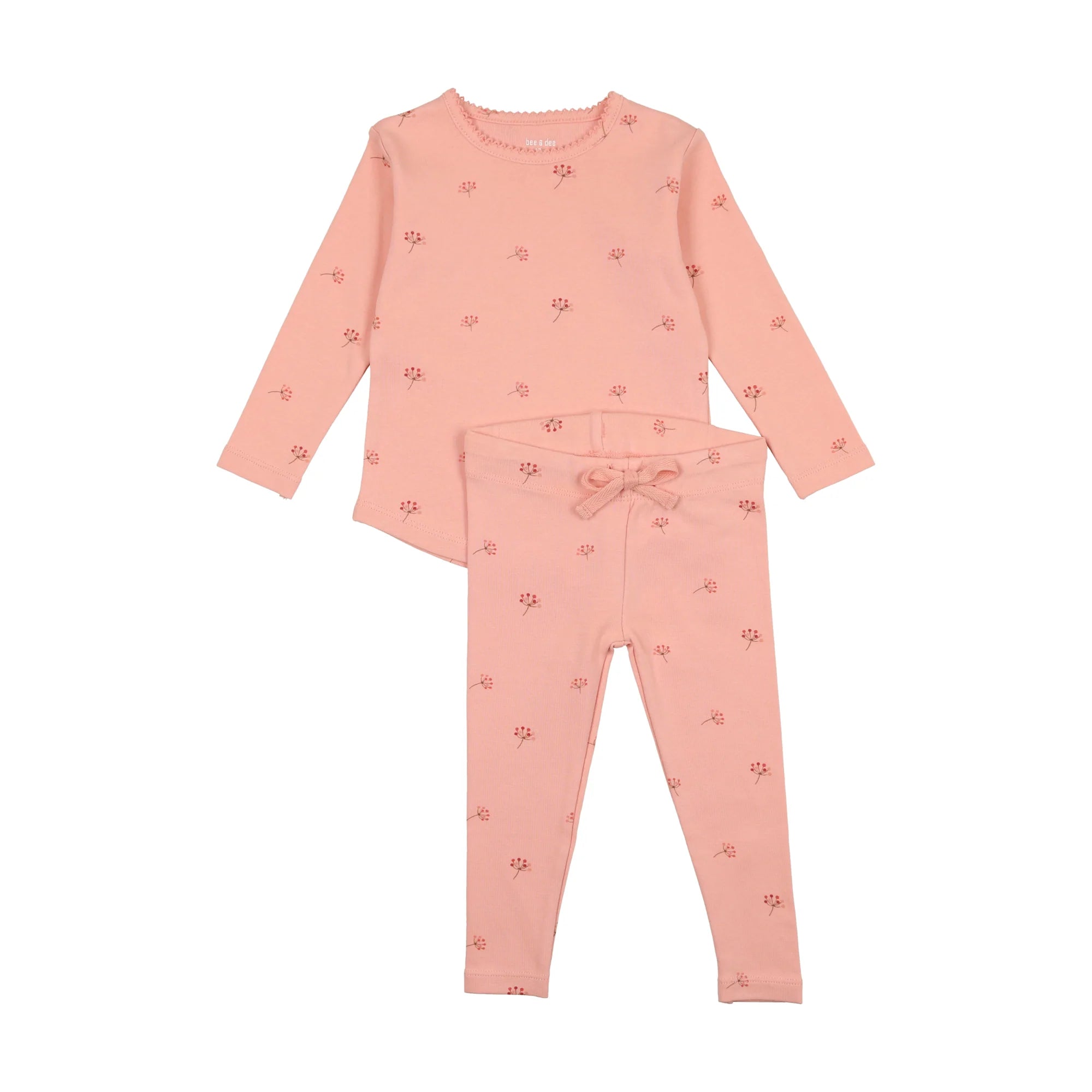 Bee & Dee Rose with Pink Little Buds Loungewear