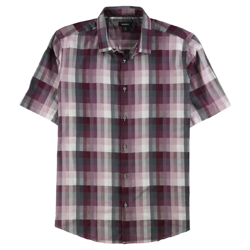 Men's Short - Sleeve Linen Casual Shirts in Light Khaki for a Breathable Summer OptionAlfani Mens Plaid Button Up Shirt, Pink, X-Large Men's Short - Sleeve Linen Casual Shirts in Light Khaki for a Breathable Summer OptionAlfani Mens Plaid Button Up Shirt, Pink, X-Large