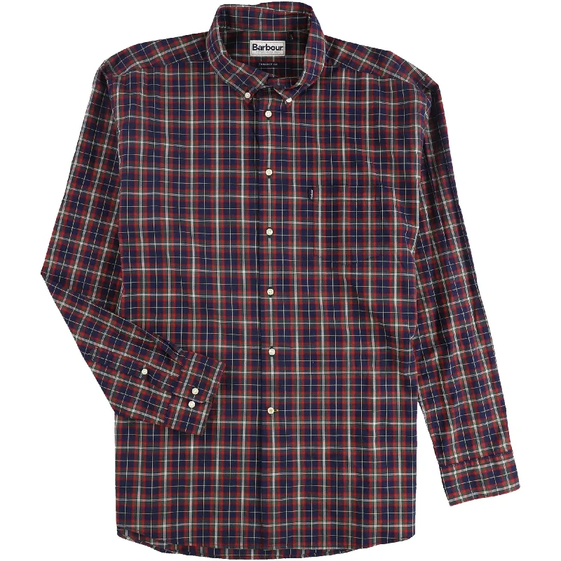 Men's Stretch - Fabric Casual Shirts in Navy Blue for a Comfortable and Flexible FitBarbour Mens Highland Check Button Up Shirt, Blue, X-Large Men's Stretch - Fabric Casual Shirts in Navy Blue for a Comfortable and Flexible FitBarbour Mens Highland Check Button Up Shirt, Blue, X-Large
