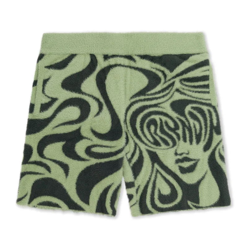 Men's wide - leg linen blend shorts for a relaxed beachside vibeBeautiful Fomo Mohair Shorts (Pistachio) Men's wide - leg linen blend shorts for a relaxed beachside vibeBeautiful Fomo Mohair Shorts (Pistachio)