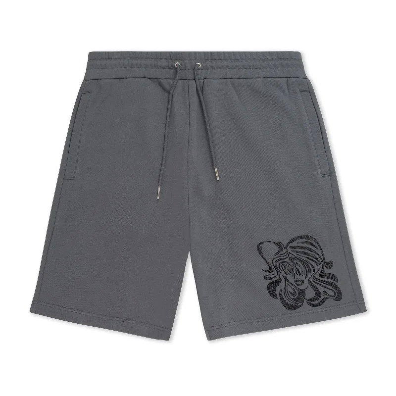 Men's elastic waistband lounge shorts for lazy weekends at homeBeautiful Trip Sweatshorts (Charcoal) Men's elastic waistband lounge shorts for lazy weekends at homeBeautiful Trip Sweatshorts (Charcoal)