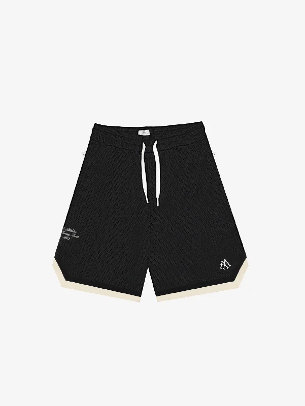 Men's checkered pattern wool shorts for a stylish winter layering optionBLACK BASKETBALL MESH SHORTS "M" Men's checkered pattern wool shorts for a stylish winter layering optionBLACK BASKETBALL MESH SHORTS "M"