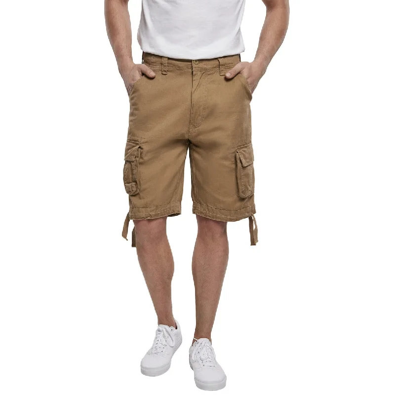 Men's zip - pocket canvas shorts for added functionality during travelBrandIt Urban Legend Shorts Beige Men's zip - pocket canvas shorts for added functionality during travelBrandIt Urban Legend Shorts Beige