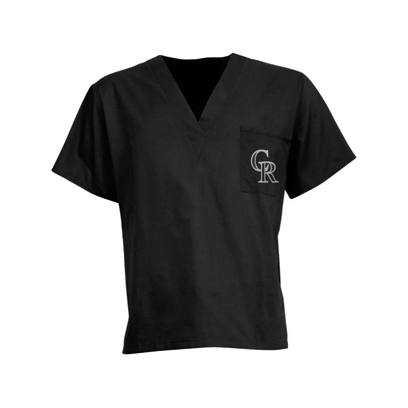 Men's Short - Sleeve Linen Casual Shirts in Light Khaki for a Breathable Summer OptionConcepts Sports Mens Colorado Rockies Scrubs Top, Black, Medium Men's Short - Sleeve Linen Casual Shirts in Light Khaki for a Breathable Summer OptionConcepts Sports Mens Colorado Rockies Scrubs Top, Black, Medium