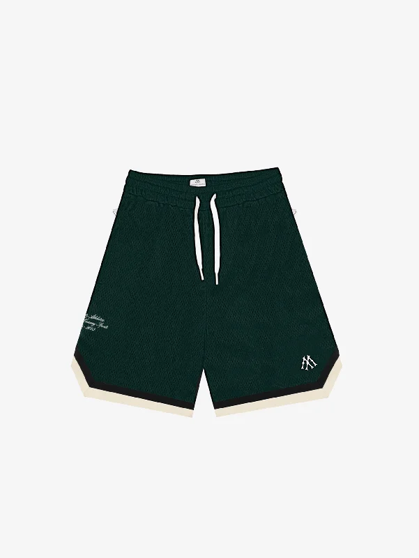 Men's moisture - wicking performance shorts for sweaty outdoor activitiesDARK GREEN BASKETBALL MESH SHORTS "M" Men's moisture - wicking performance shorts for sweaty outdoor activitiesDARK GREEN BASKETBALL MESH SHORTS "M"