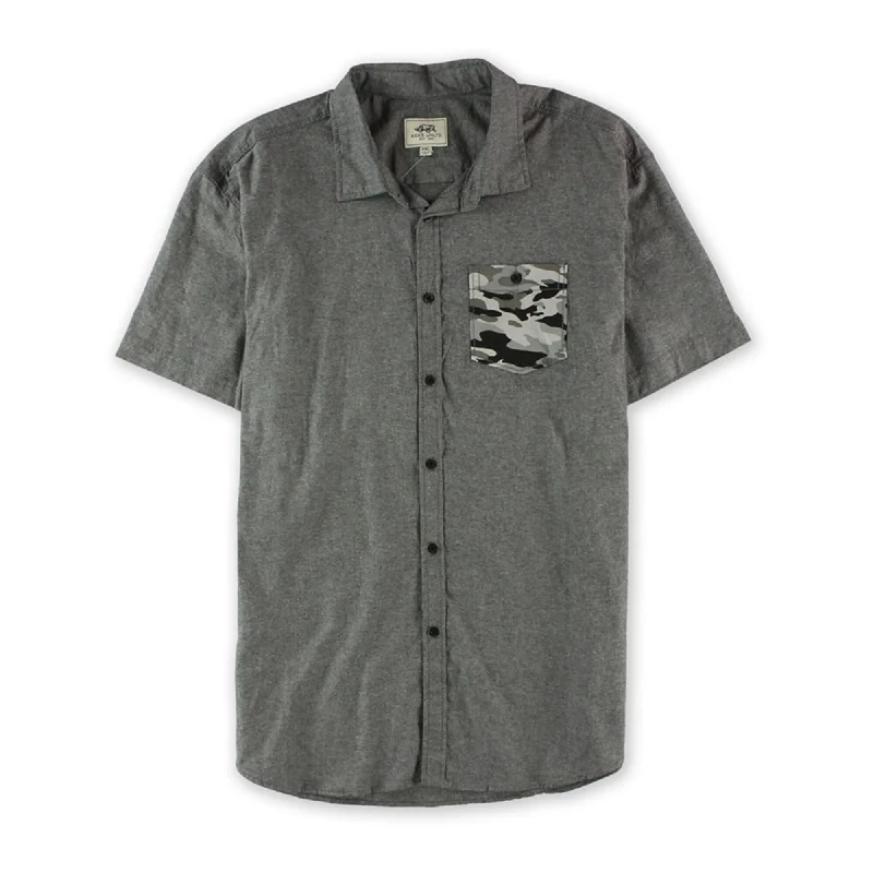 Men's Moisture - Wicking Performance Fabric Casual Shirts for Outdoor ActivitiesEcko Unltd. Mens Woven Camo Pocket Button Up Shirt, Grey, X-Small Men's Moisture - Wicking Performance Fabric Casual Shirts for Outdoor ActivitiesEcko Unltd. Mens Woven Camo Pocket Button Up Shirt, Grey, X-Small