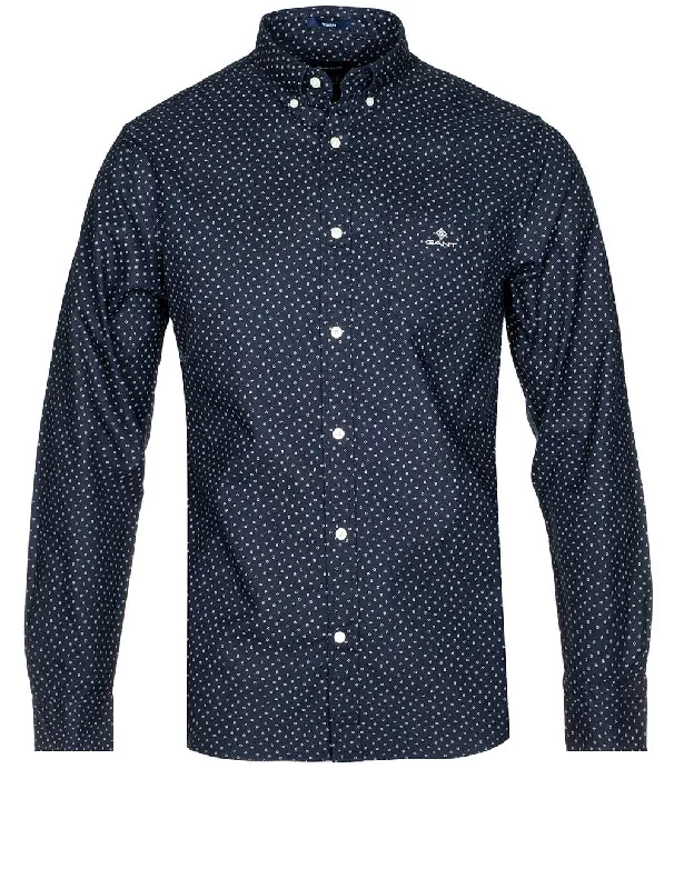 Men's Shearling - Lined Collar Casual Shirts in Brown for a Rustic and Warm AppealReg Micro Print Oxford Button-down Shirt Evening Blue Men's Shearling - Lined Collar Casual Shirts in Brown for a Rustic and Warm AppealReg Micro Print Oxford Button-down Shirt Evening Blue
