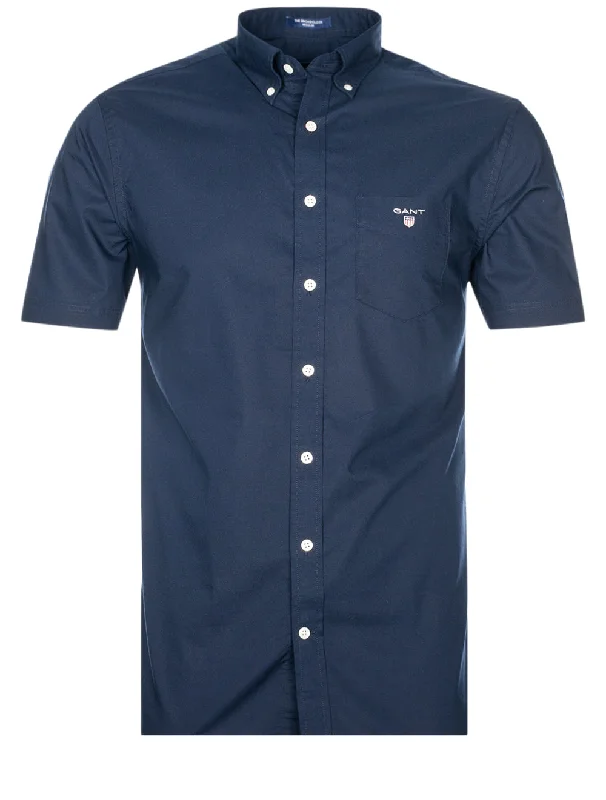 Men's Retro - Style Hawaiian Print Casual Shirts in Bold Patterns for a Tropical VacationRegular Fit Short Sleeve Broadcloth Shirt Marine Men's Retro - Style Hawaiian Print Casual Shirts in Bold Patterns for a Tropical VacationRegular Fit Short Sleeve Broadcloth Shirt Marine