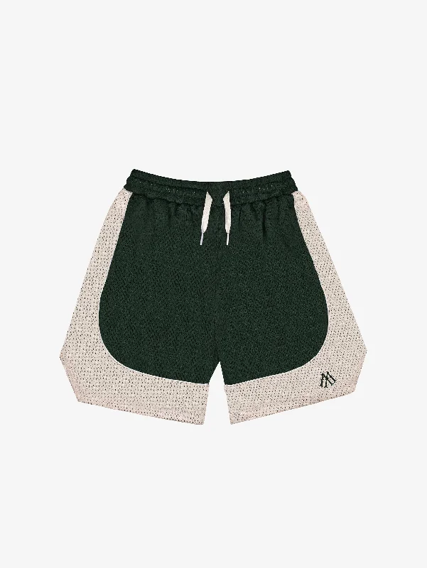 Men's pastel - colored cotton shorts for a spring - friendly outfitGREEN CONTRAST BASKETBALL MESH SHORTS "M" Men's pastel - colored cotton shorts for a spring - friendly outfitGREEN CONTRAST BASKETBALL MESH SHORTS "M"