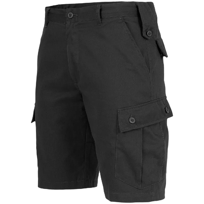 Men's zip - pocket canvas shorts for added functionality during travelHighlander Elite Combat Shorts Black Men's zip - pocket canvas shorts for added functionality during travelHighlander Elite Combat Shorts Black