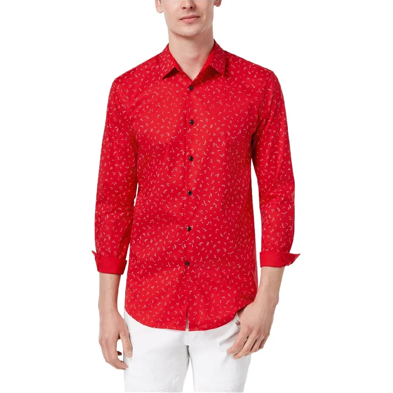 Men's Short - Sleeve Linen Casual Shirts in Light Khaki for a Breathable Summer OptionI-N-C Mens Stretch Wheat-Print Button Up Shirt Men's Short - Sleeve Linen Casual Shirts in Light Khaki for a Breathable Summer OptionI-N-C Mens Stretch Wheat-Print Button Up Shirt