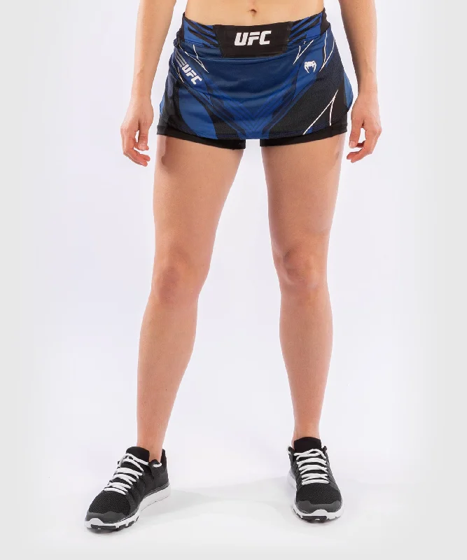 Men's moisture - wicking performance shorts for sweaty outdoor activitiesJupe-Short Femme UFC Venum Authentic Fight Night - Bleu