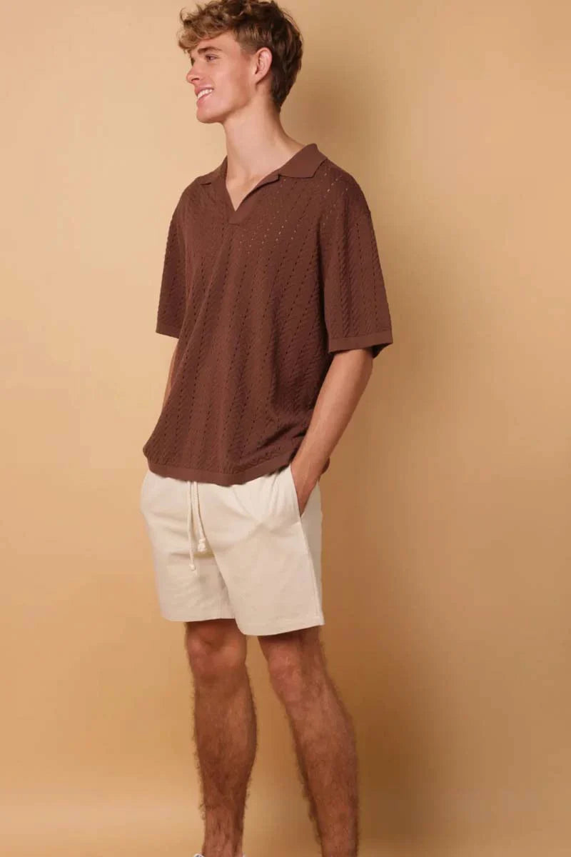 Men's moisture - wicking performance shorts for sweaty outdoor activitiesKore studios thomas twill short- sand Men's moisture - wicking performance shorts for sweaty outdoor activitiesKore studios thomas twill short- sand