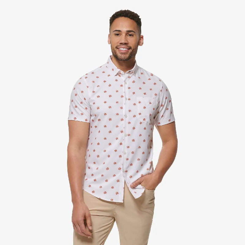 Men's Long - Line Oversized Casual Shirts in Dark Gray for a Relaxed and Modern LookLotus Floral Dot Print Men's Long - Line Oversized Casual Shirts in Dark Gray for a Relaxed and Modern LookLotus Floral Dot Print
