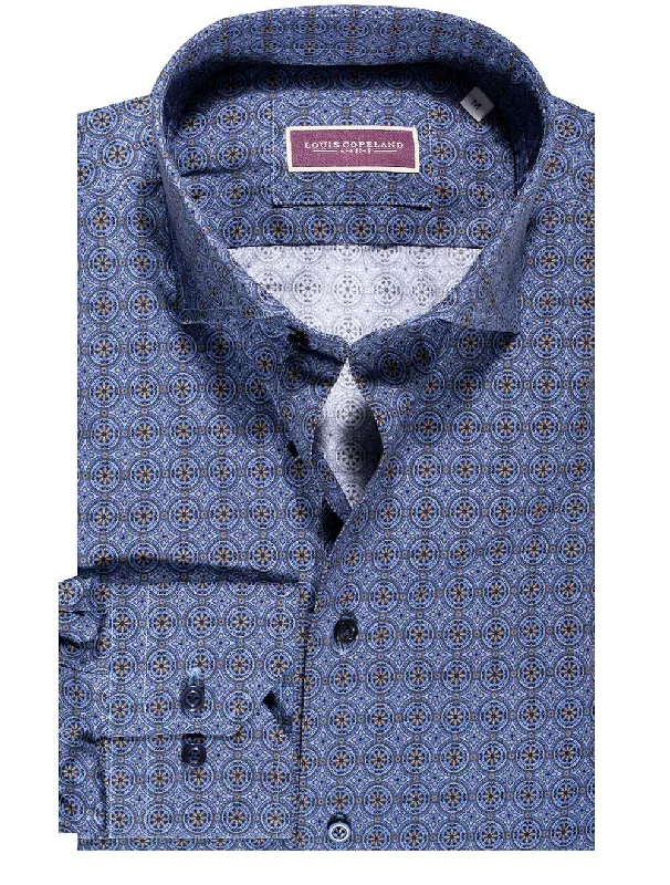 Men's Wrinkle - Resistant Polyester Blend Casual Shirts for Easy Travel and MaintenanceGriezmann Medalion Shirt Navy Men's Wrinkle - Resistant Polyester Blend Casual Shirts for Easy Travel and MaintenanceGriezmann Medalion Shirt Navy
