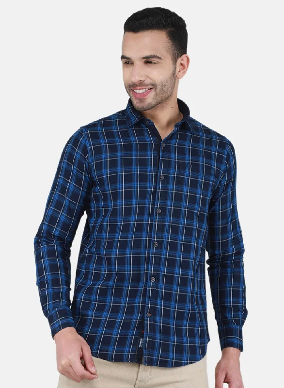 Men's Button - Down Oxford Casual Shirts in Crisp White for a Classic and Versatile StyleMen Blue Check Shirt Men's Button - Down Oxford Casual Shirts in Crisp White for a Classic and Versatile StyleMen Blue Check Shirt